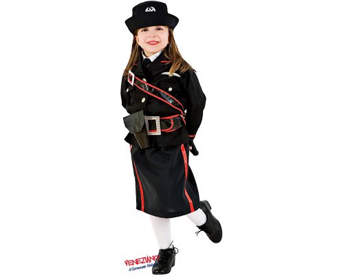 Costume di carnevale CARABINIERE RAGAZZA